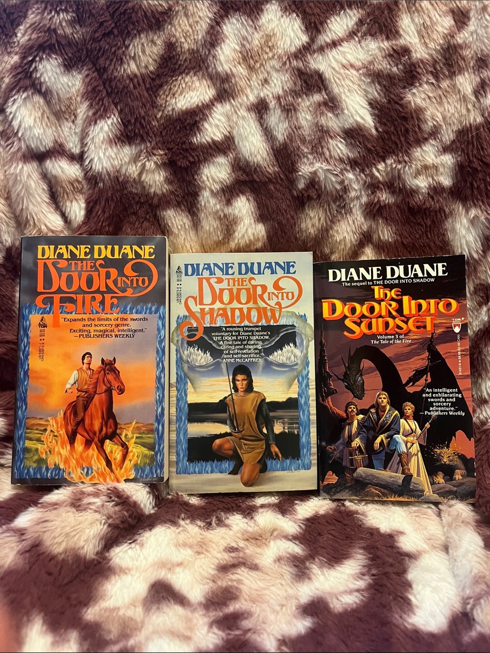 The Tale of the 5 series: Door Into Fire / Shadow / Sunset by Diane Duane